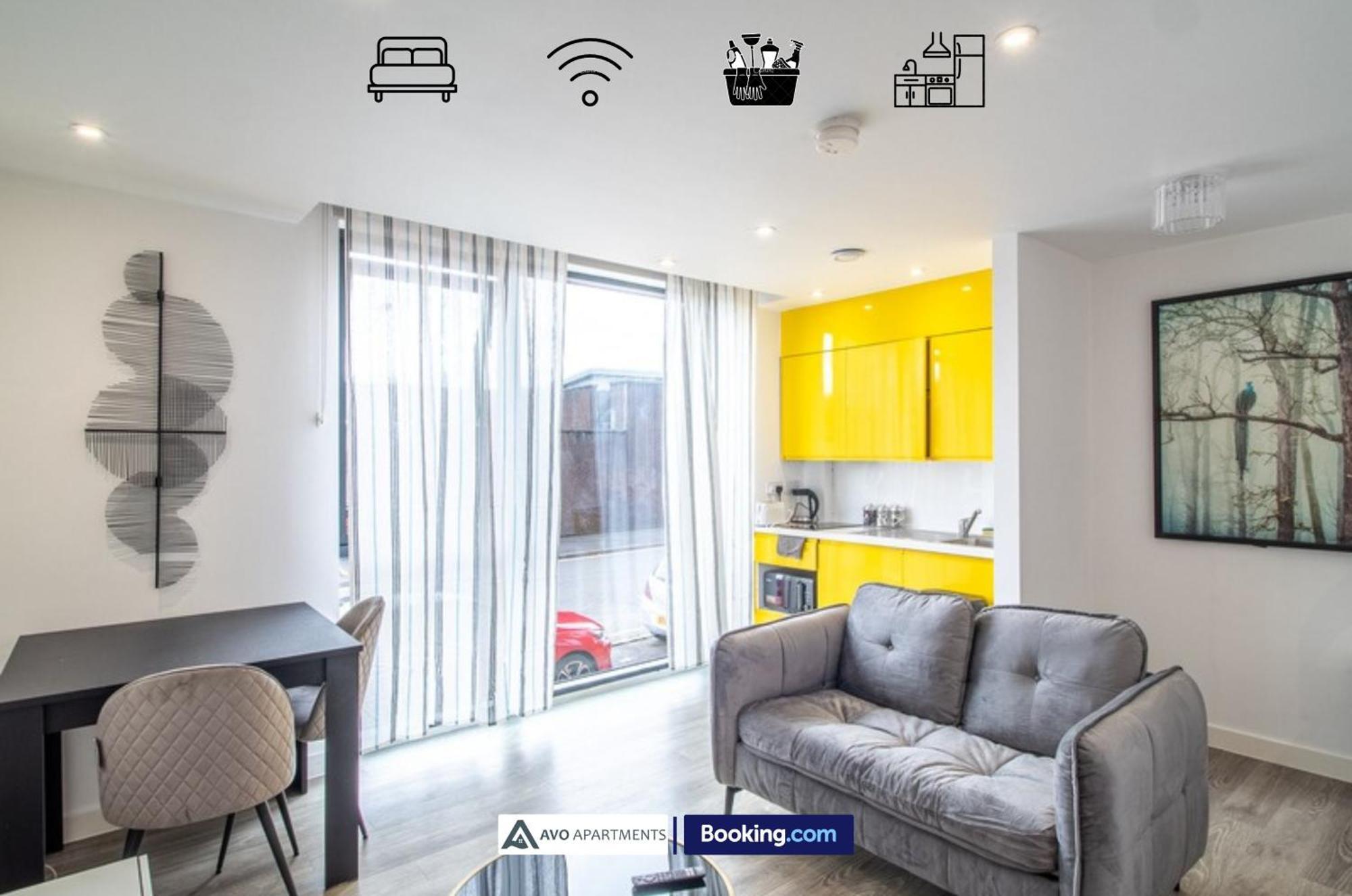 City Center Studio Apartments By Avo Apartments Шефилд Экстерьер фото